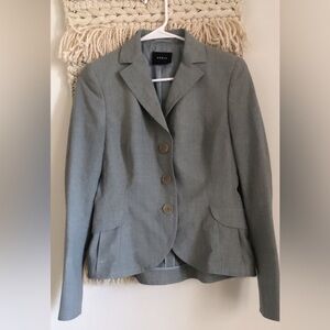 AKRIS Black Label 100% Wool Blazer Jacket US 6